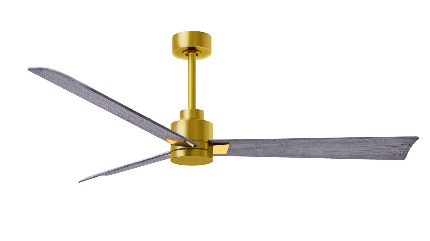 Matthews Fan Company - AK-BRBR-BW-56 - 56"Ceiling Fan - Alessandra - Brushed Brass