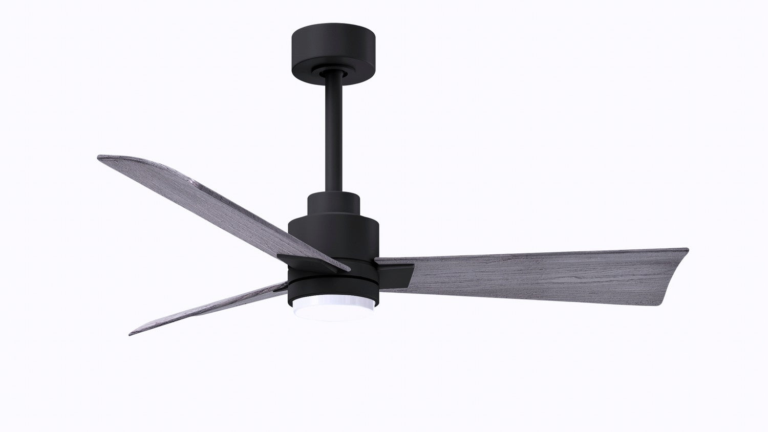 Matthews Fan Company - AKLK-BK-BW-42 - 42"Ceiling Fan - Alessandra - LK - Matte Black