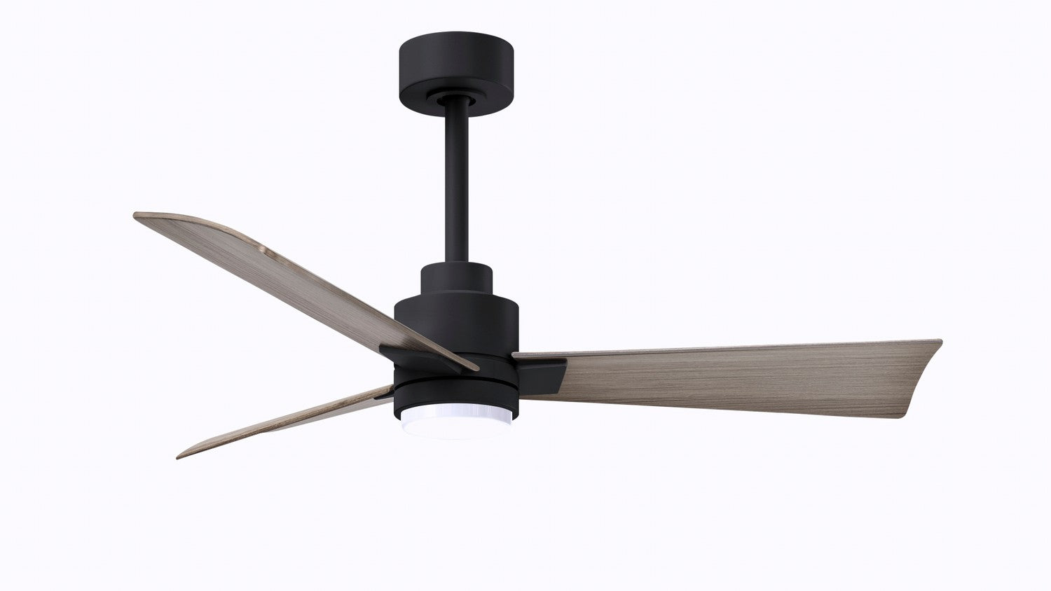 Matthews Fan Company - AKLK-BK-GA-42 - 42"Ceiling Fan - Alessandra - LK - Matte Black