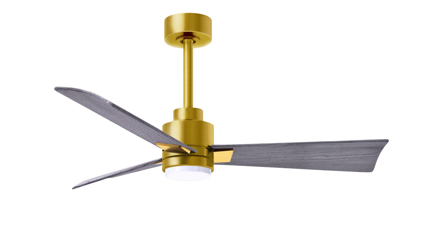 Matthews Fan Company - AKLK-BRBR-BW-42 - 42"Ceiling Fan - Alessandra - LK - Brushed Brass