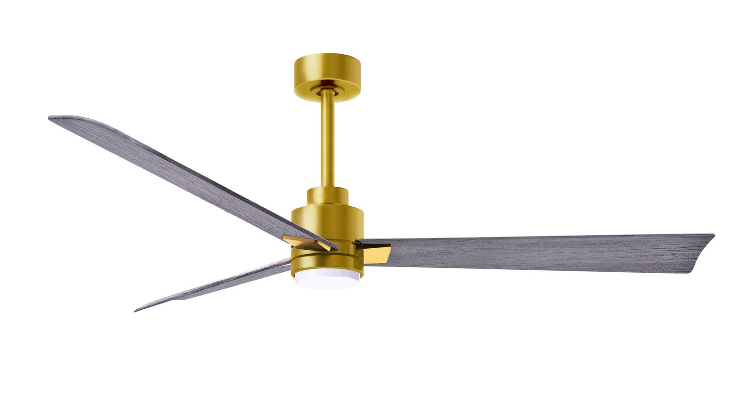 Matthews Fan Company - AKLK-BRBR-BW-56 - 56"Ceiling Fan - Alessandra - LK - Brushed Brass