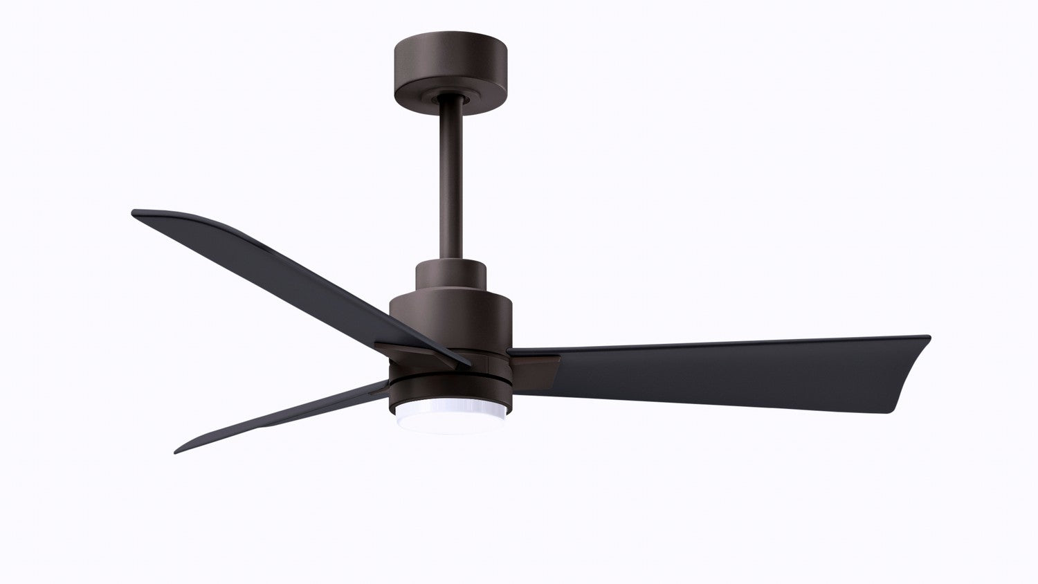 Matthews Fan Company - AKLK-TB-BK-42 - 42"Ceiling Fan - Alessandra - LK - Textured Bronze