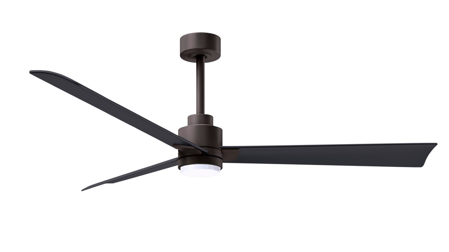 Matthews Fan Company - AKLK-TB-BK-56 - 56"Ceiling Fan - Alessandra - LK - Textured Bronze