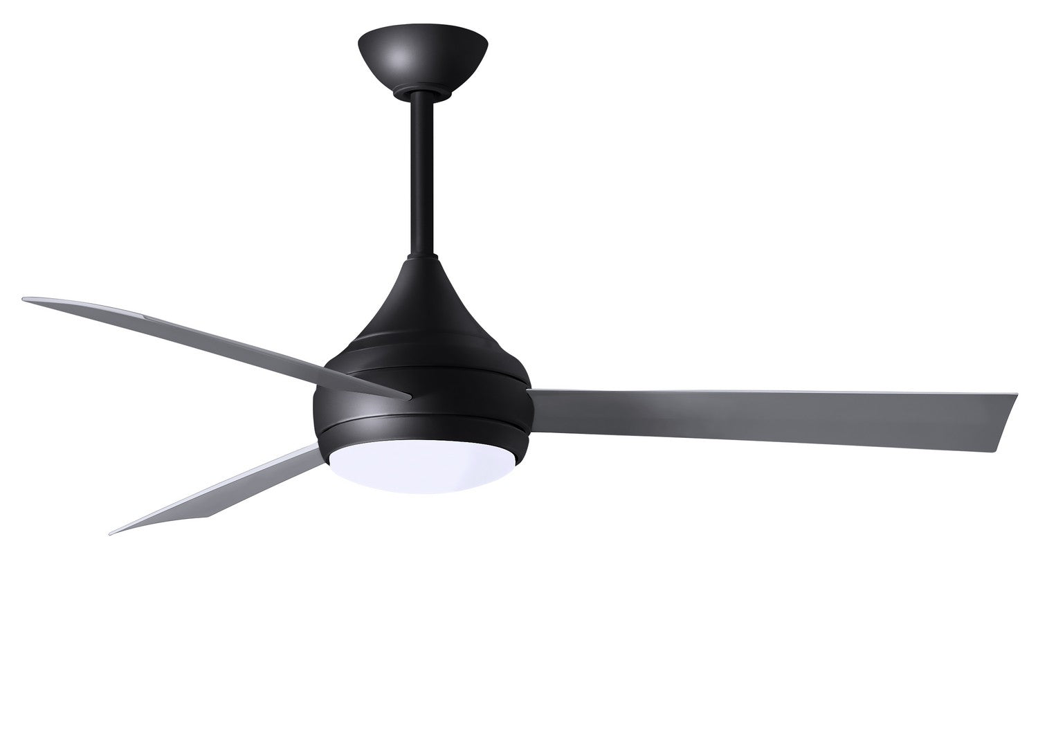 Matthews Fan Company - DA-BK-BS - 52" Ceiling Fan - Donaire - Matte Black