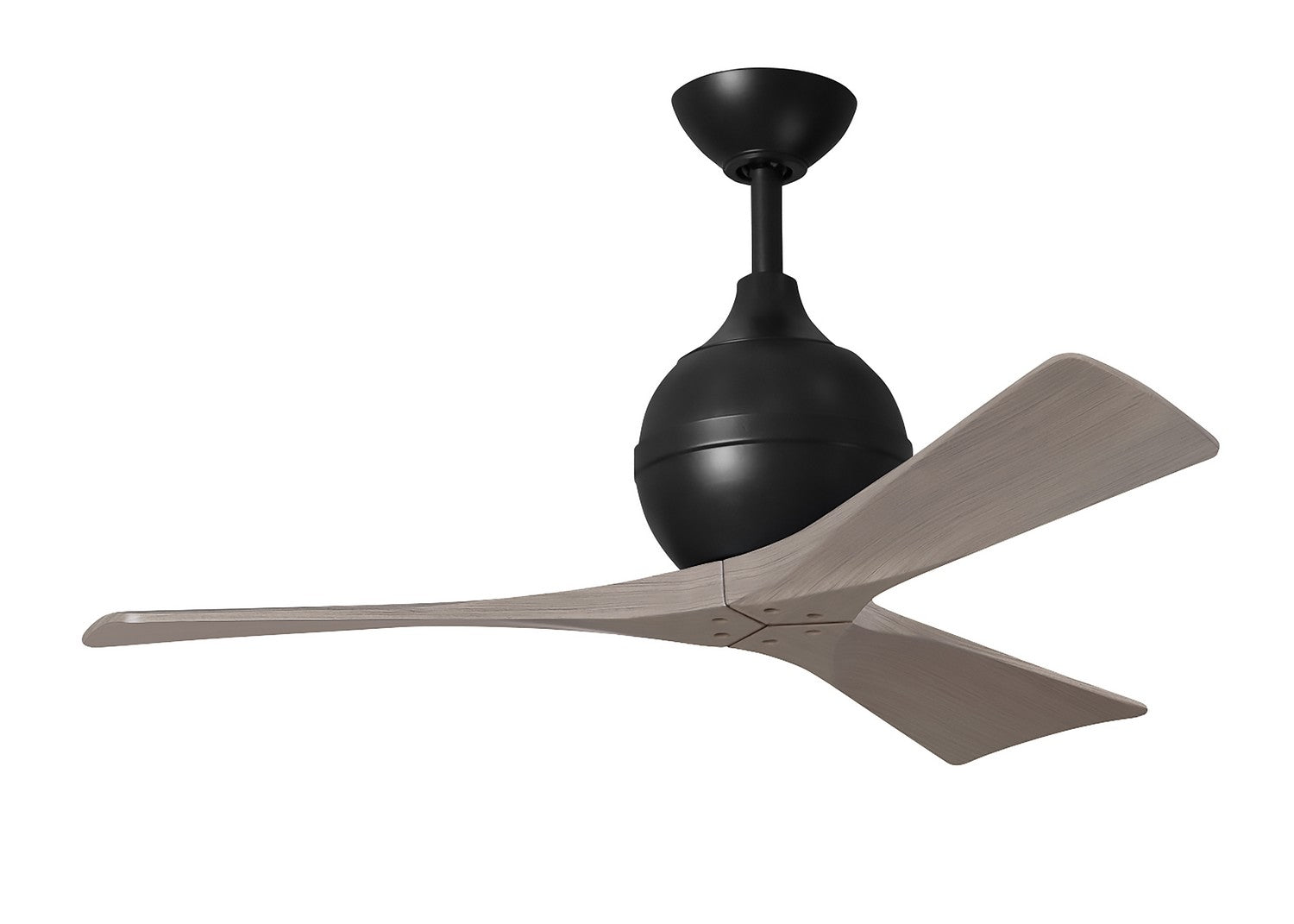Matthews Fan Company - IR3-BK-GA-42 - 42"Ceiling Fan - Irene-3 - Matte Black