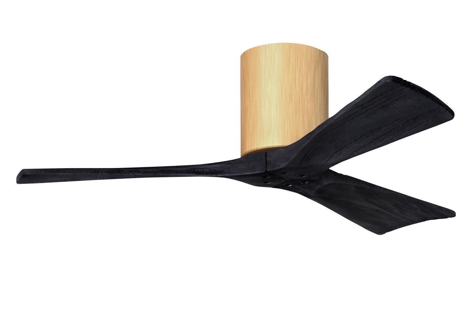 Matthews Fan Company - IR3H-LM-BK-42 - 42"Ceiling Fan - Irene-3H - Light Maple