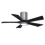 Matthews Fan Company - IR5HLK-BP-BK-42 - 42"Ceiling Fan - Irene-5HLK - Brushed Pewter
