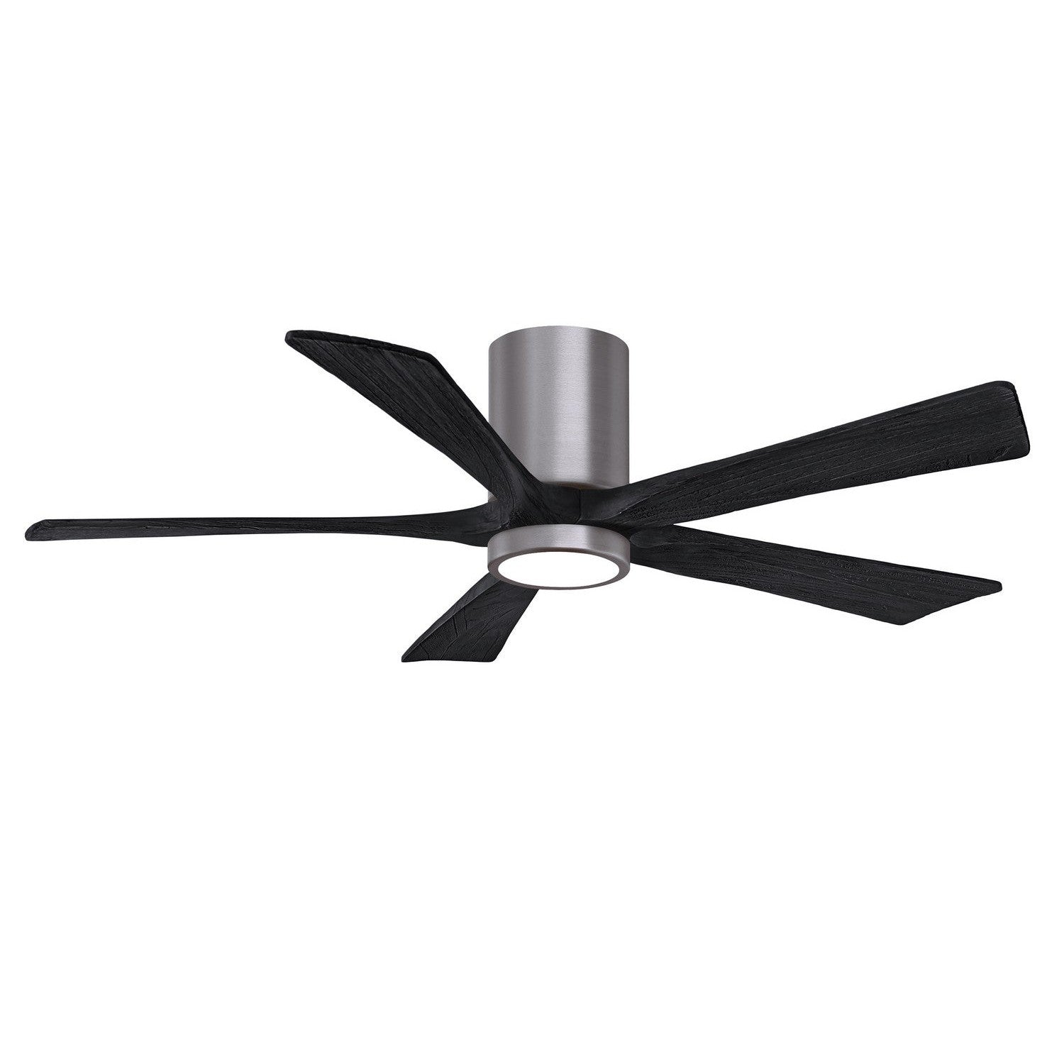 Matthews Fan Company - IR5HLK-BP-BK-52 - 52"Ceiling Fan - Irene-5HLK - Brushed Pewter