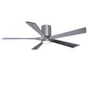 Matthews Fan Company - IR5HLK-BP-BW-60 - 60"Ceiling Fan - Irene-5HLK - Brushed Pewter