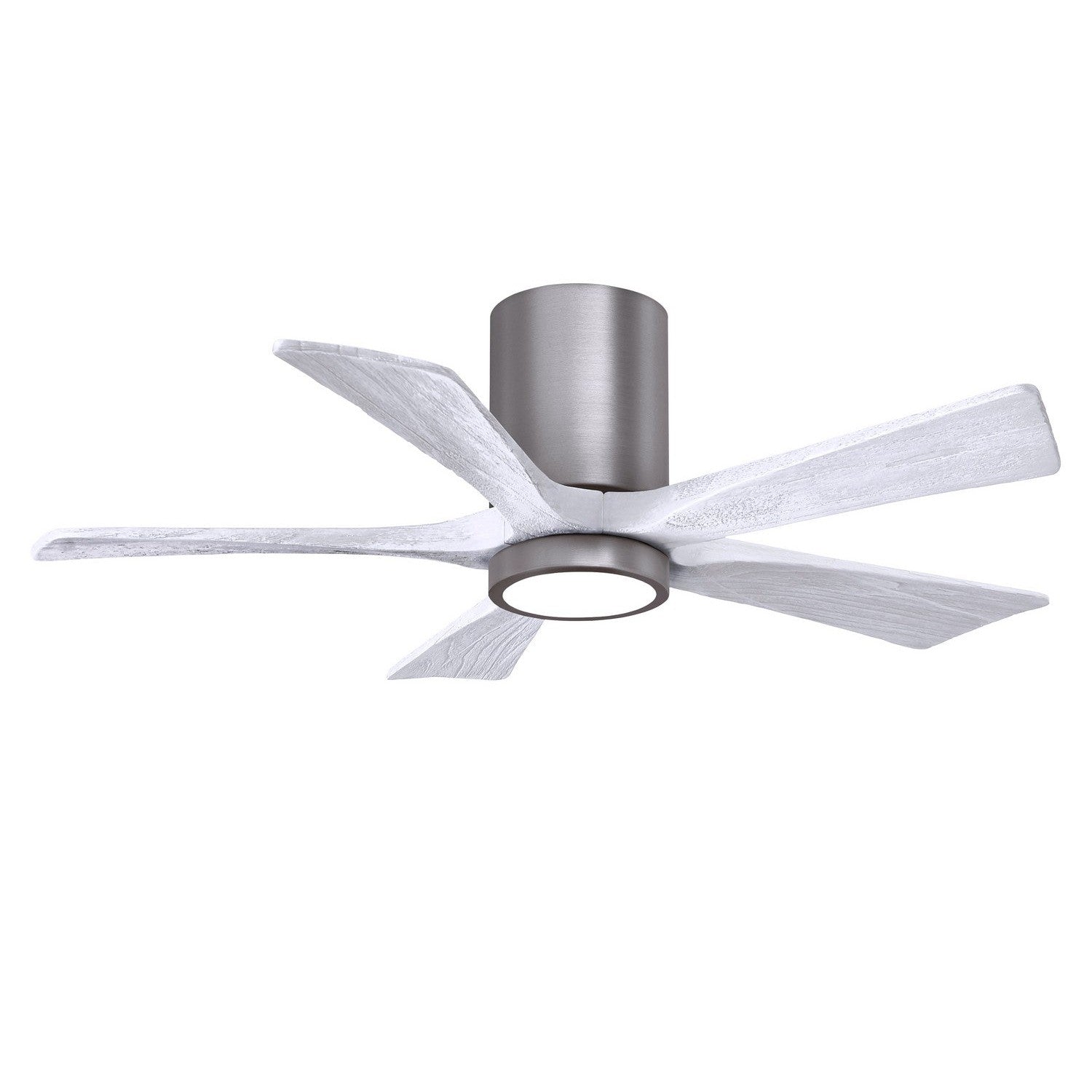 Matthews Fan Company - IR5HLK-BP-MWH-42 - 42"Ceiling Fan - Irene-5HLK - Brushed Pewter