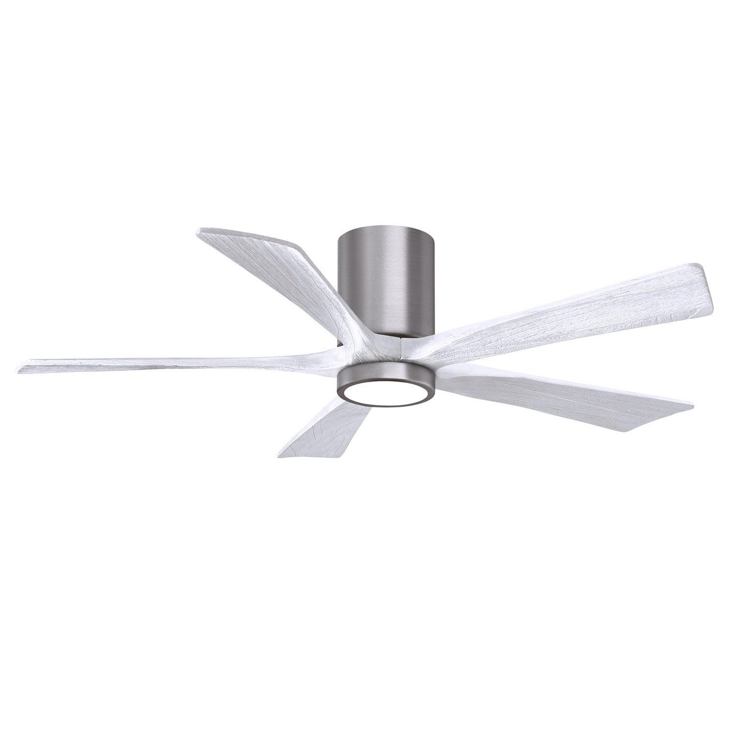 Matthews Fan Company - IR5HLK-BP-MWH-52 - 52"Ceiling Fan - Irene-5HLK - Brushed Pewter
