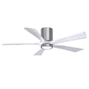 Matthews Fan Company - IR5HLK-BP-MWH-52 - 52"Ceiling Fan - Irene-5HLK - Brushed Pewter