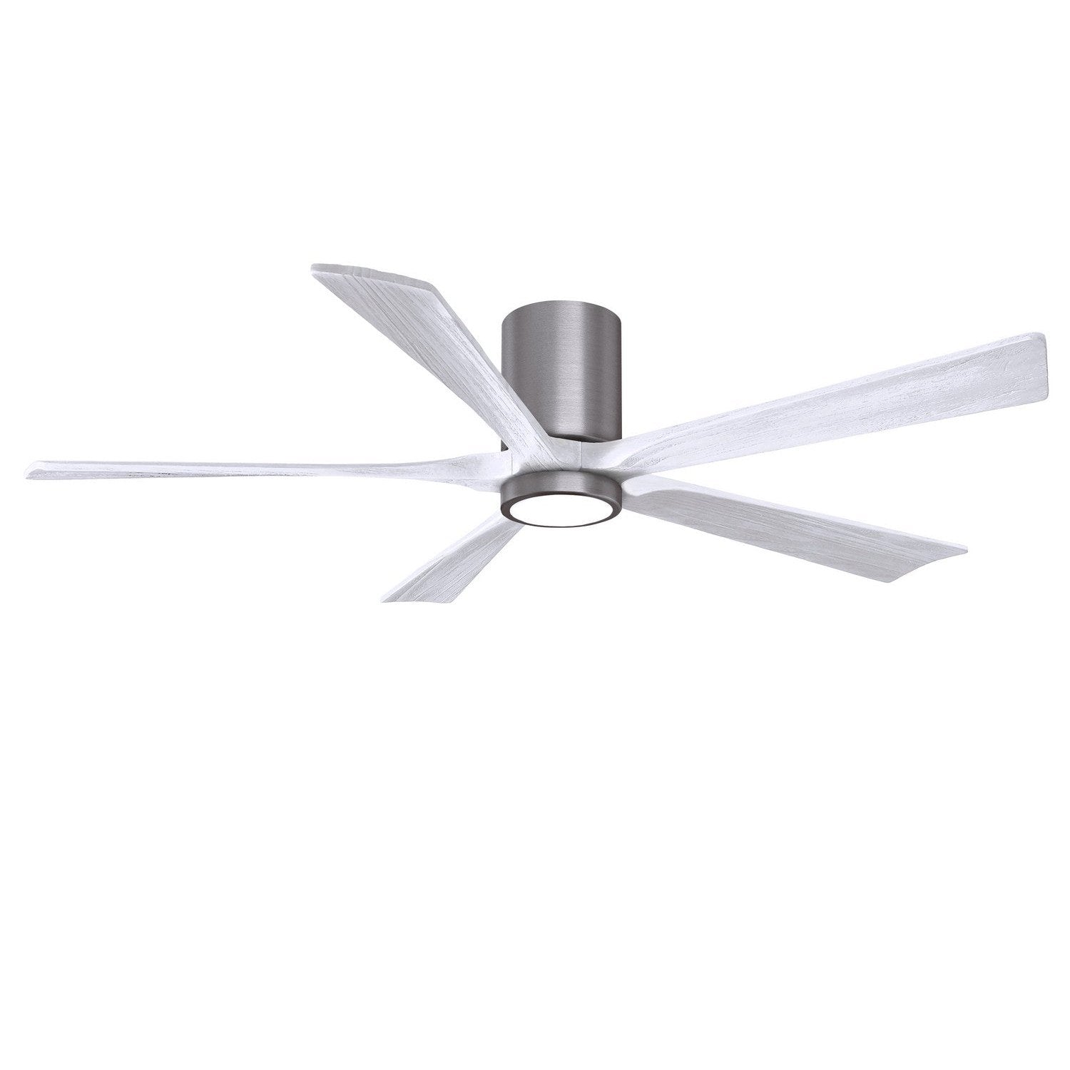 Matthews Fan Company - IR5HLK-BP-MWH-60 - 60"Ceiling Fan - Irene-5HLK - Brushed Pewter