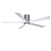 Matthews Fan Company - IR5HLK-BP-MWH-60 - 60"Ceiling Fan - Irene-5HLK - Brushed Pewter
