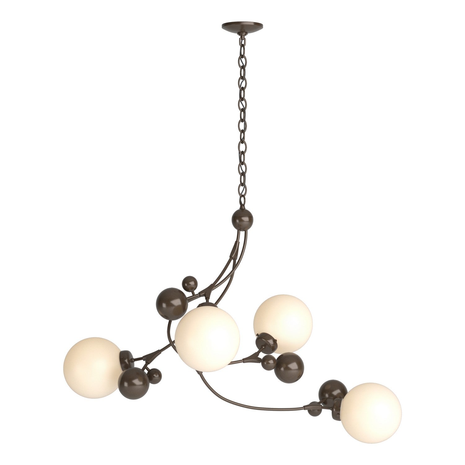 Hubbardton Forge - 136420-SKT-05-GG0639 - Four Light Pendant - Sprig - Bronze