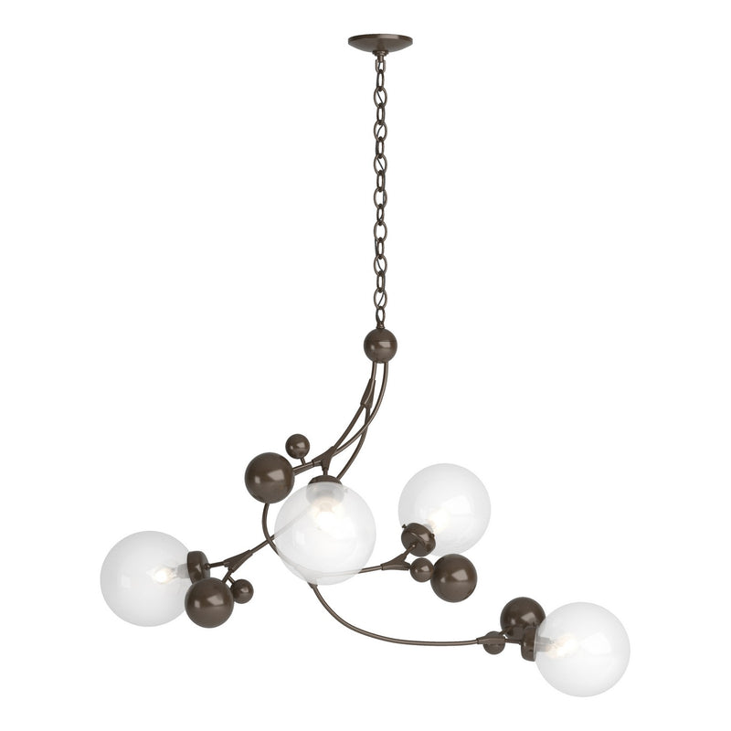 Hubbardton Forge - 136420-SKT-05-WF0639 - Four Light Pendant - Sprig - Bronze