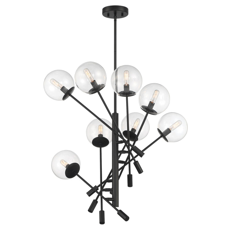 Minka-Lavery - 2748-66A - Eight Light Pendant - Auresa - Coal