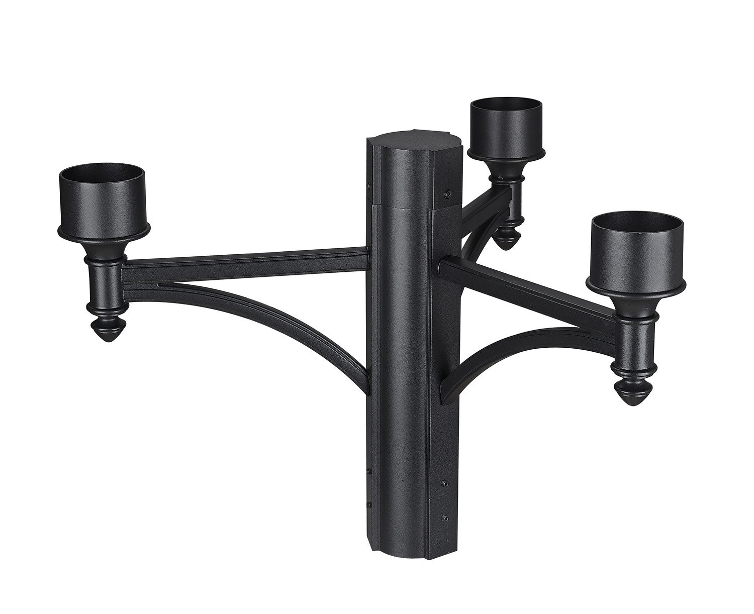 Z-Lite - 501-3BK - Three Light Outdoor Posts - Hardware - Outdoor - Black