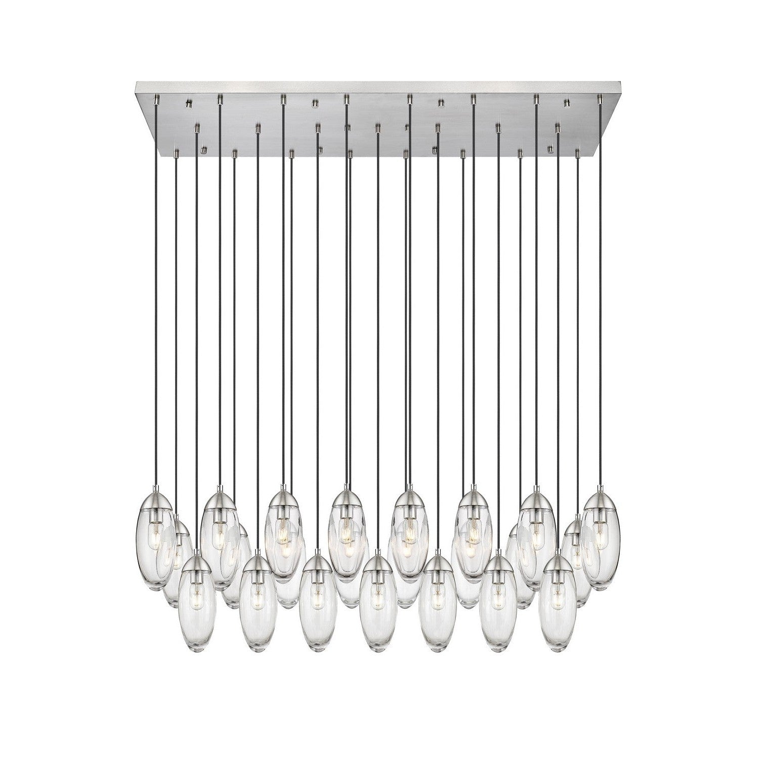 Z-Lite - 651P-23L-BN - 23 Light Linear Chandelier - Arden - Brushed Nickel