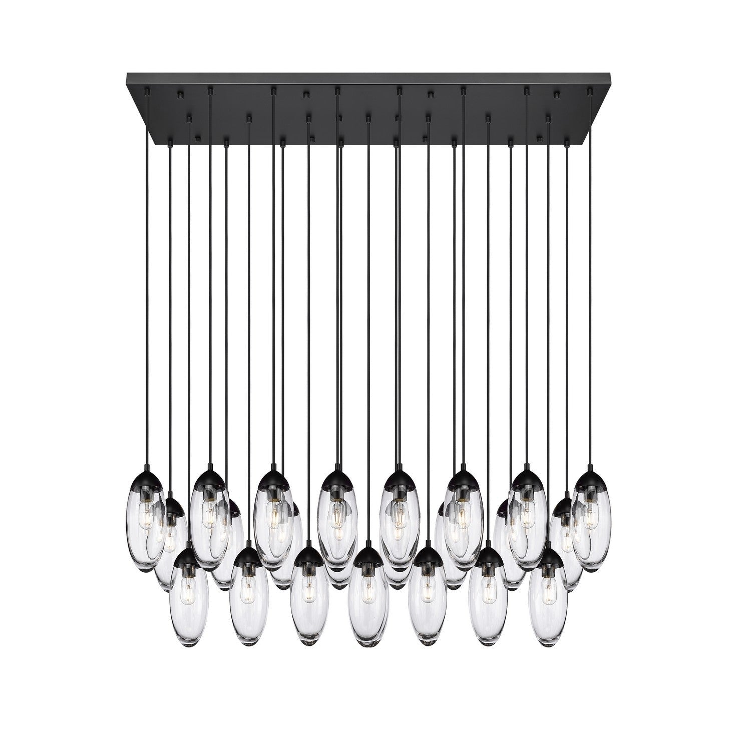 Z-Lite - 651P-23L-MB - 23 Light Linear Chandelier - Arden - Matte Black