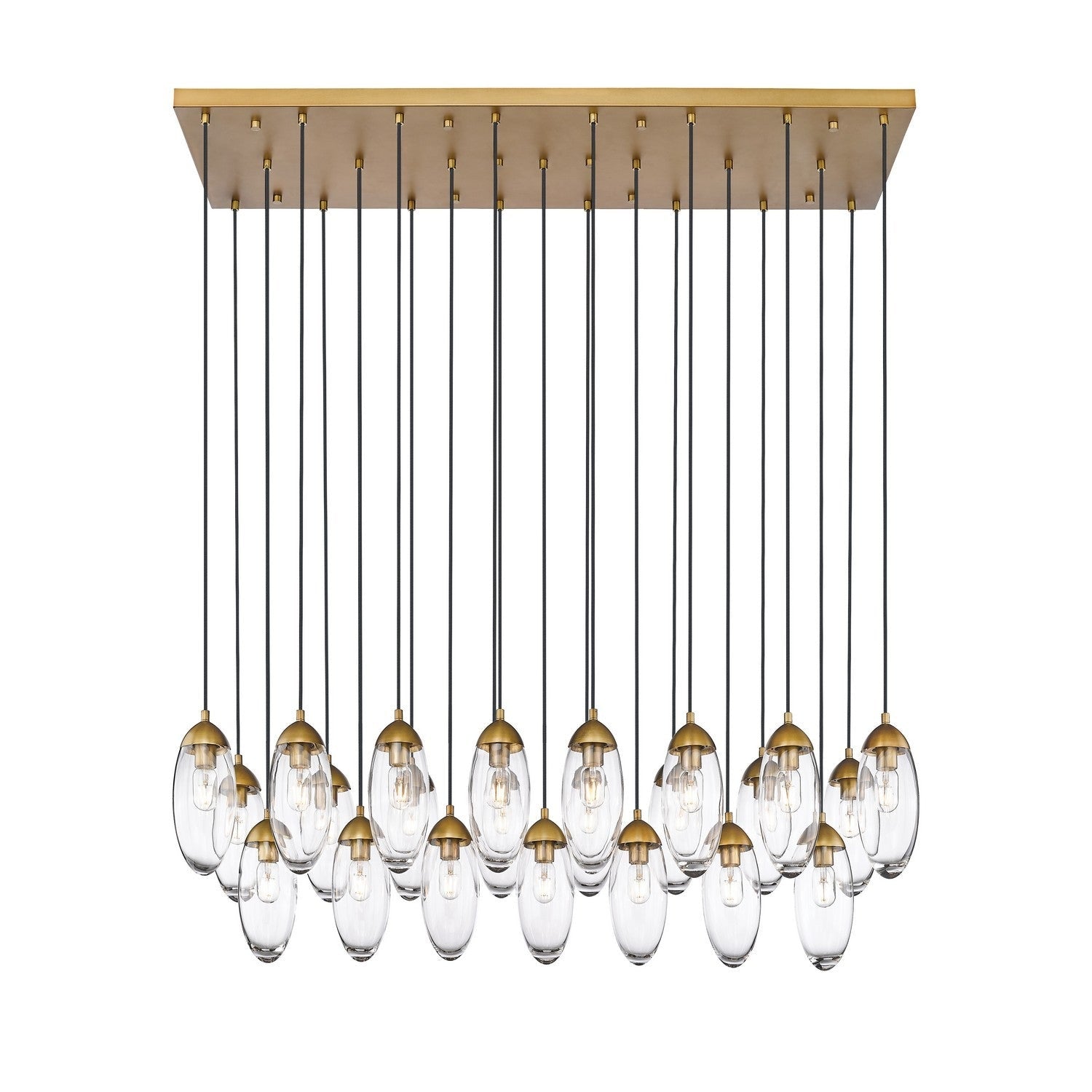 Z-Lite - 651P-23L-RB - 23 Light Linear Chandelier - Arden - Rubbed Brass