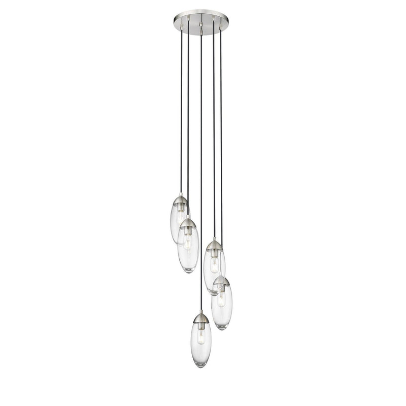 Z-Lite - 651P-5R-BN - Five Light Chandelier - Arden - Brushed Nickel