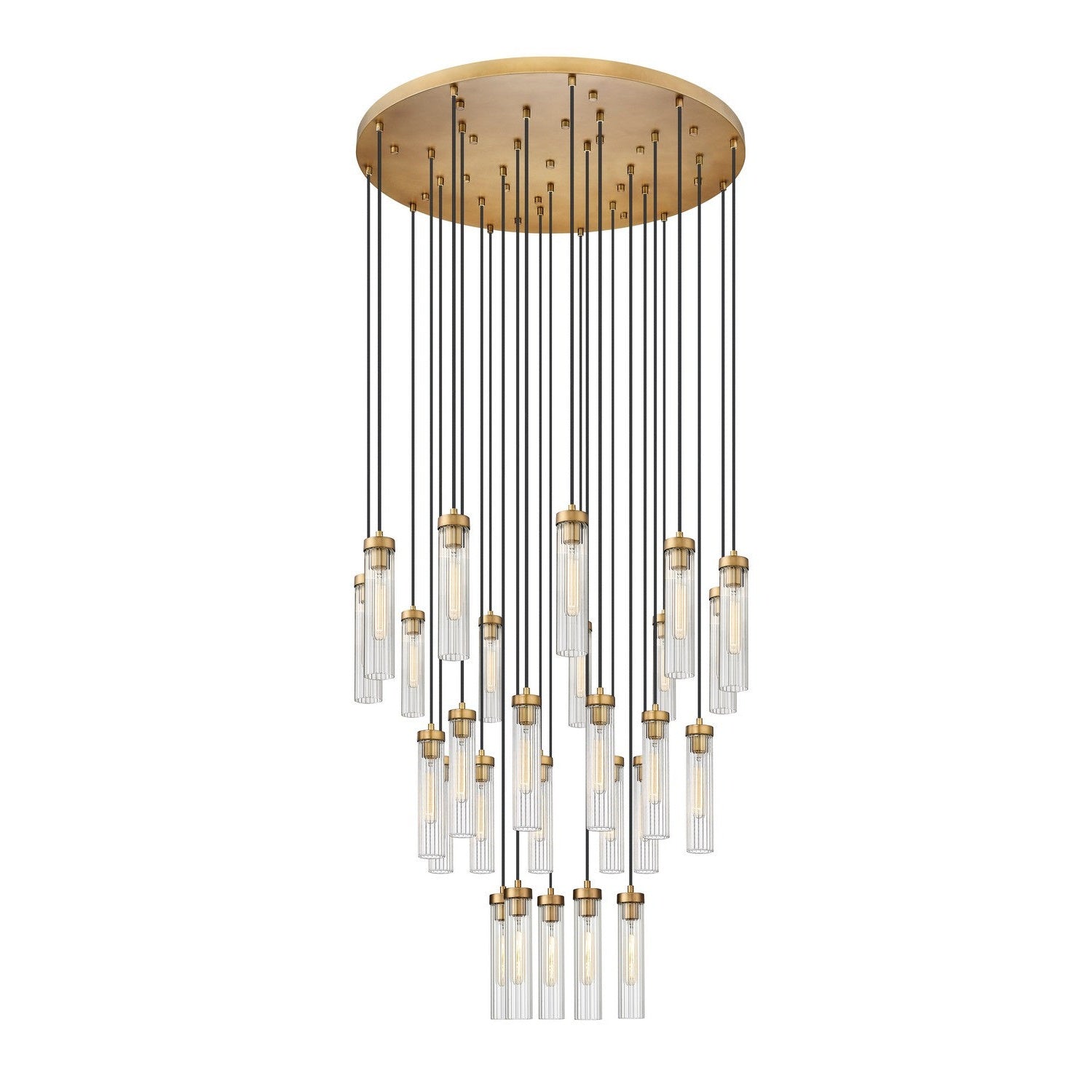 Z-Lite - 740P-27R-RB - 27 Light Chandelier - Beau - Rubbed Brass