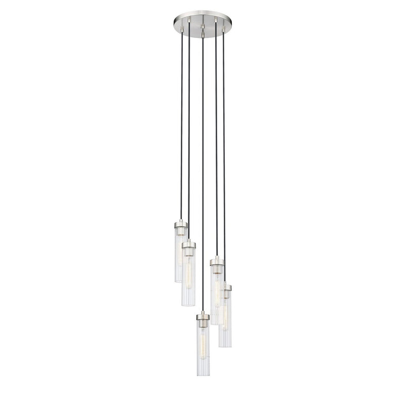 Z-Lite - 740P-5R-BN - Five Light Chandelier - Beau - Brushed Nickel