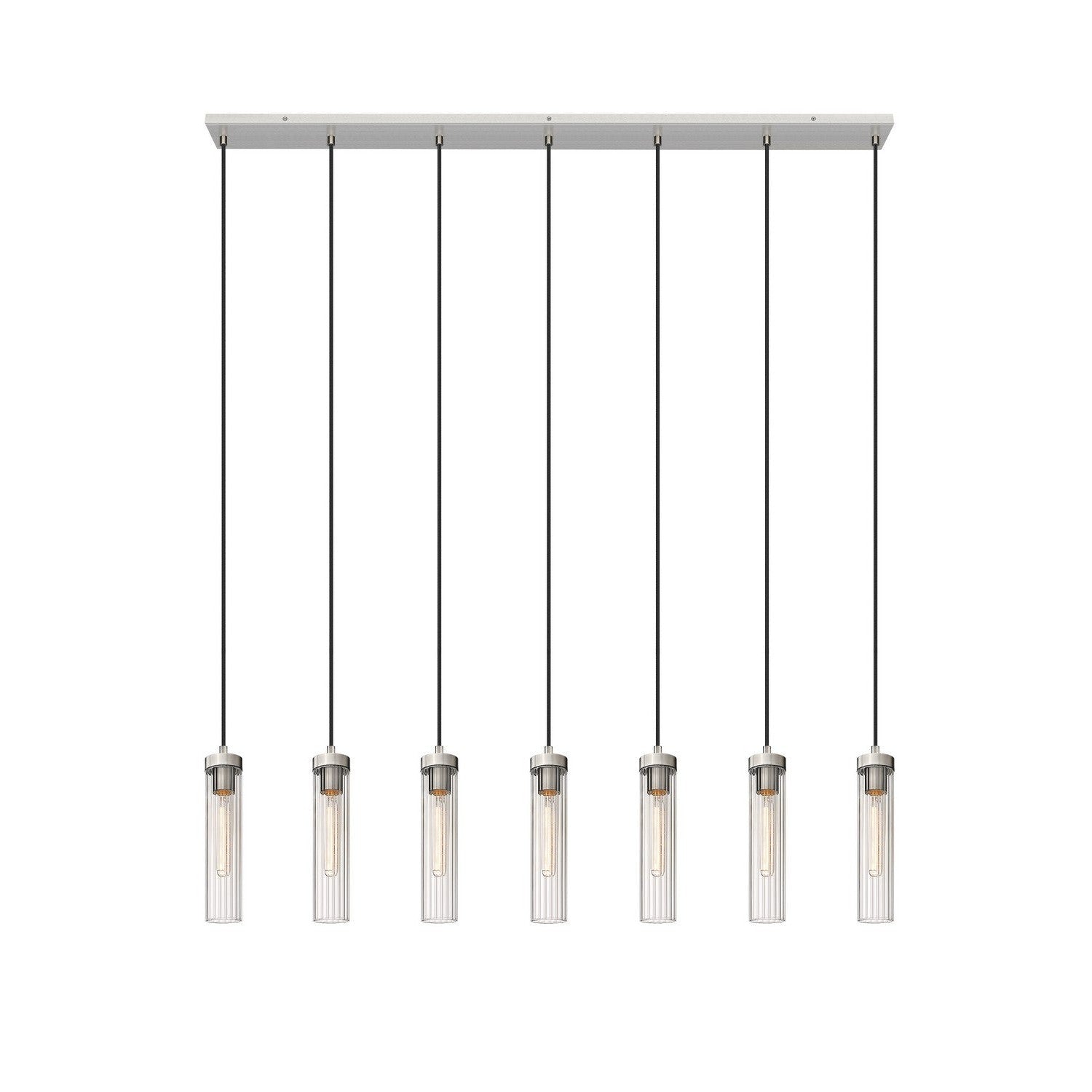 Z-Lite - 740P-7L-BN - Seven Light Linear Chandelier - Beau - Brushed Nickel