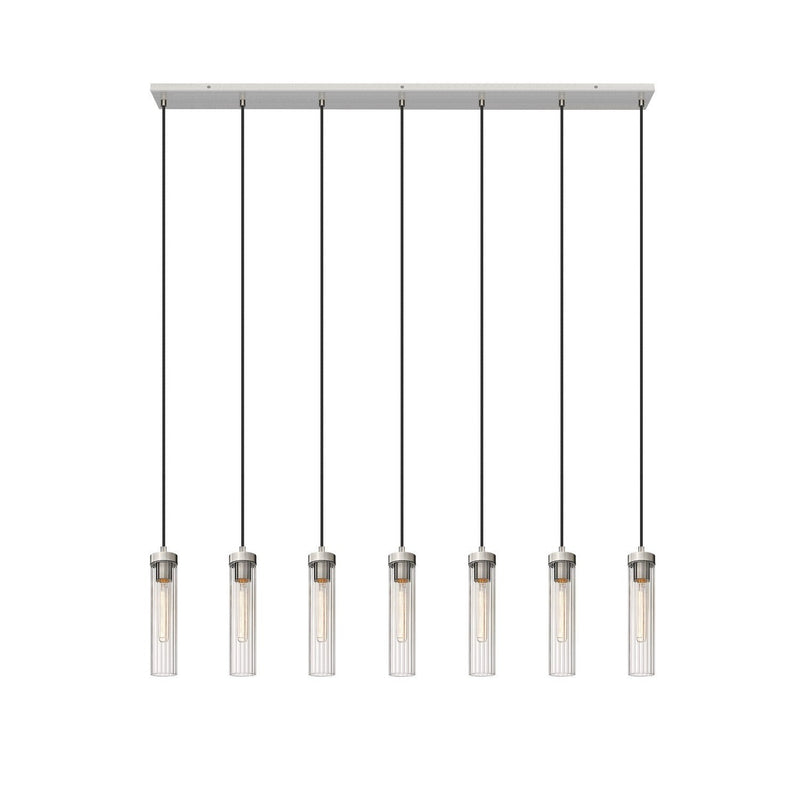 Z-Lite - 740P-7L-BN - Seven Light Linear Chandelier - Beau - Brushed Nickel
