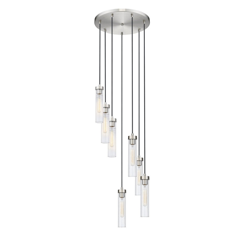 Z-Lite - 740P-7R-BN - Seven Light Chandelier - Beau - Brushed Nickel