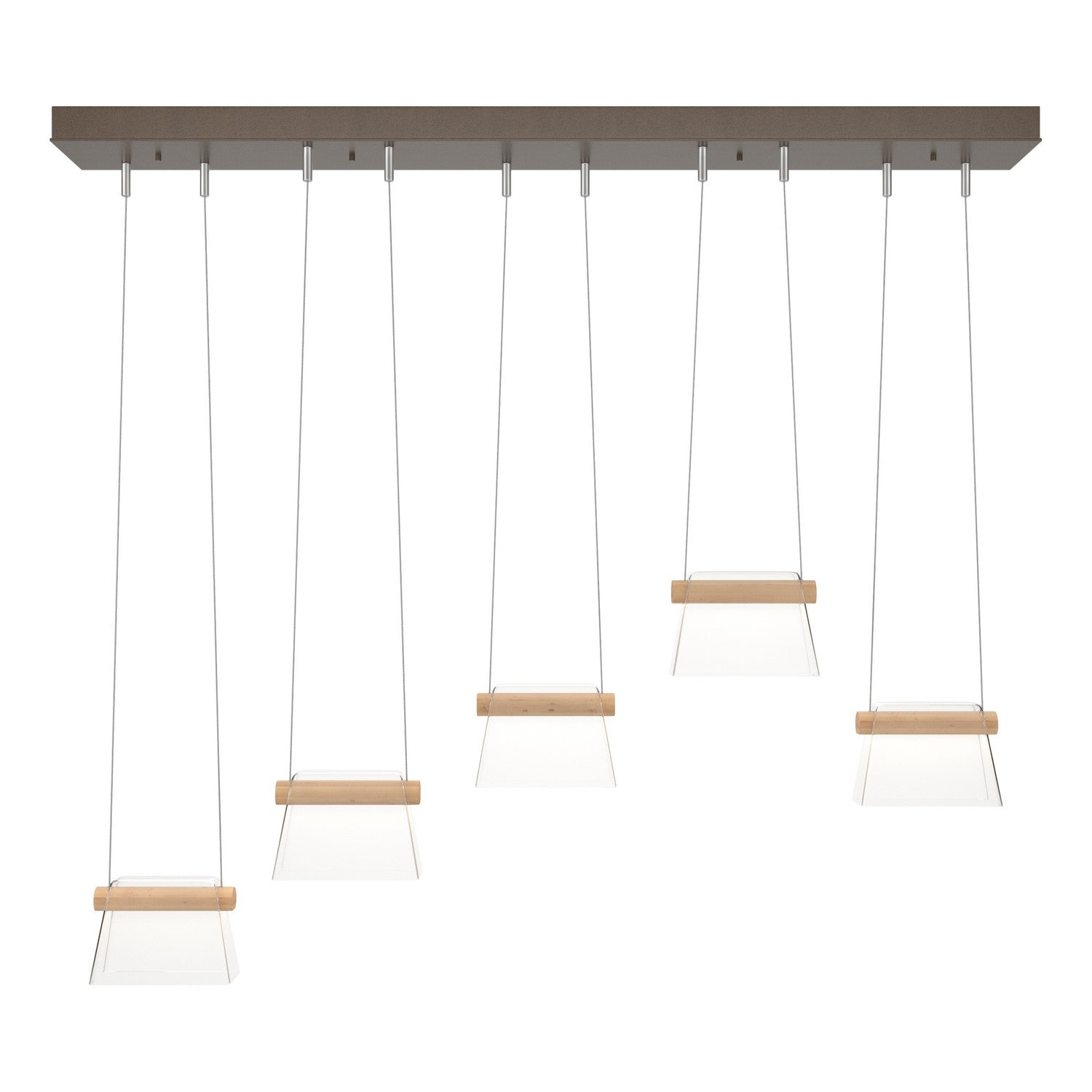 Hubbardton Forge - 136570-LED-STND-05-WD-ZM0560 - LED Pendant - Cowbell - Bronze