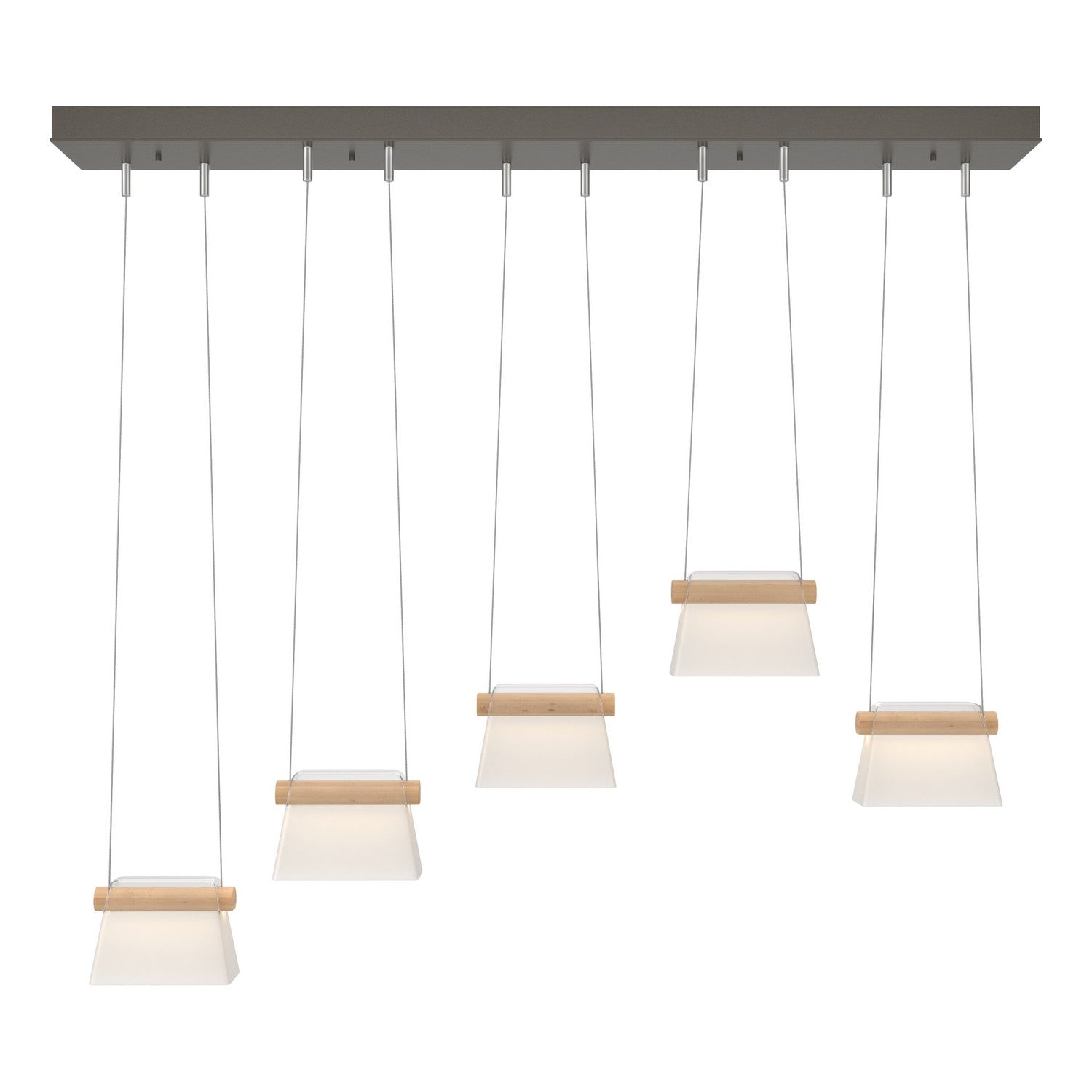 Hubbardton Forge - 136570-LED-STND-07-WD-YE0560 - LED Pendant - Cowbell - Dark Smoke