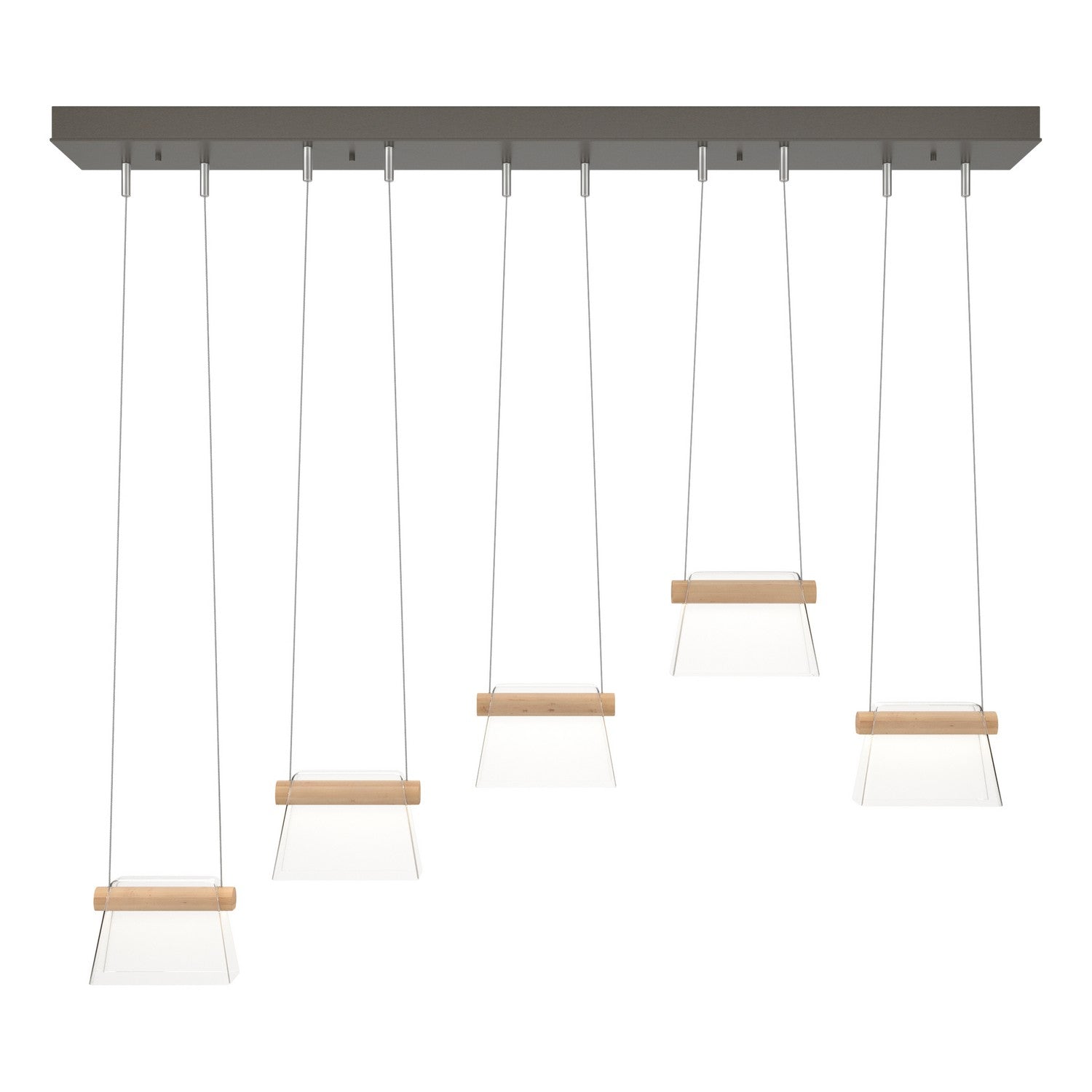 Hubbardton Forge - 136570-LED-STND-07-WD-ZM0560 - LED Pendant - Cowbell - Dark Smoke