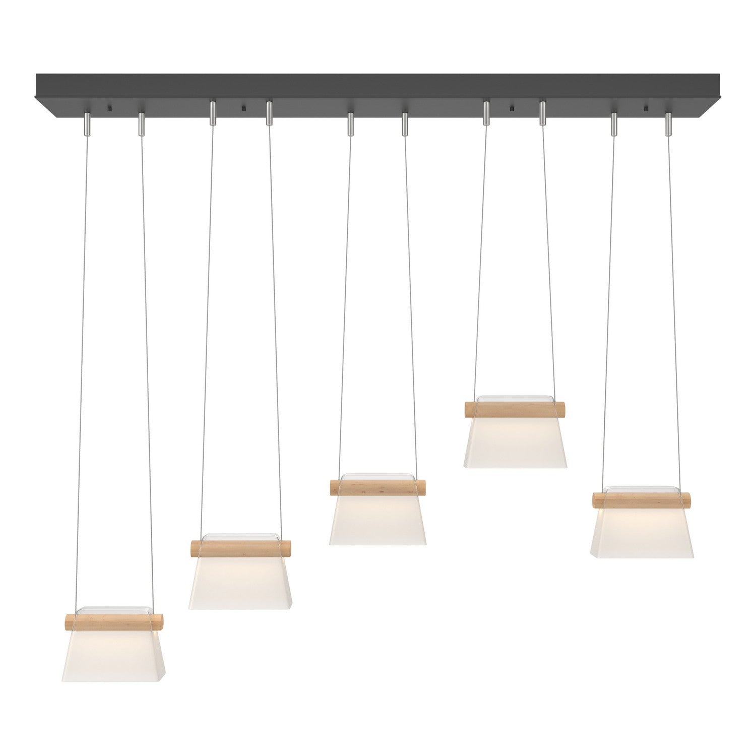 Hubbardton Forge - 136570-LED-STND-10-WD-YE0560 - LED Pendant - Cowbell - Black