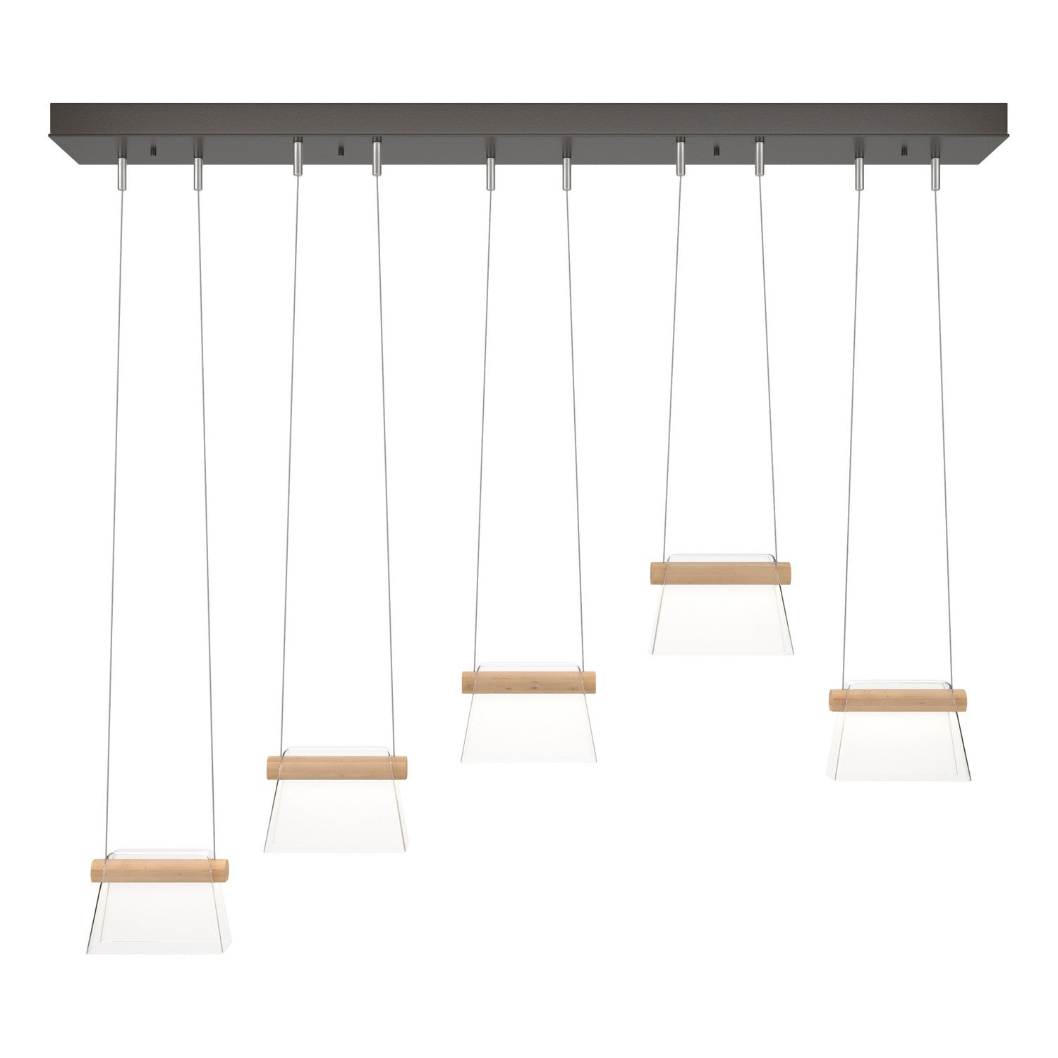 Hubbardton Forge - 136570-LED-STND-14-WD-ZM0560 - LED Pendant - Cowbell - Oil Rubbed Bronze