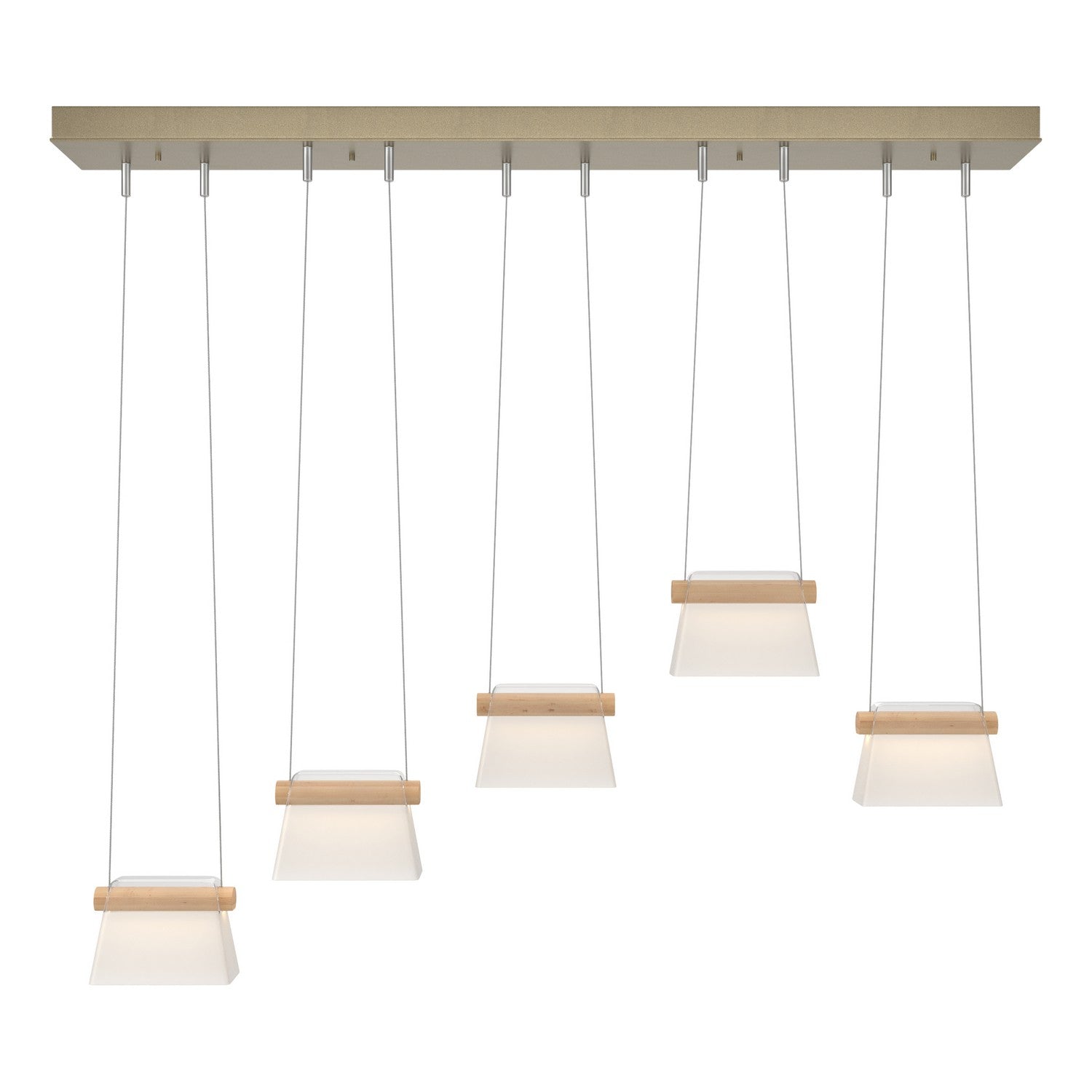 Hubbardton Forge - 136570-LED-STND-84-WD-YE0560 - LED Pendant - Cowbell - Soft Gold