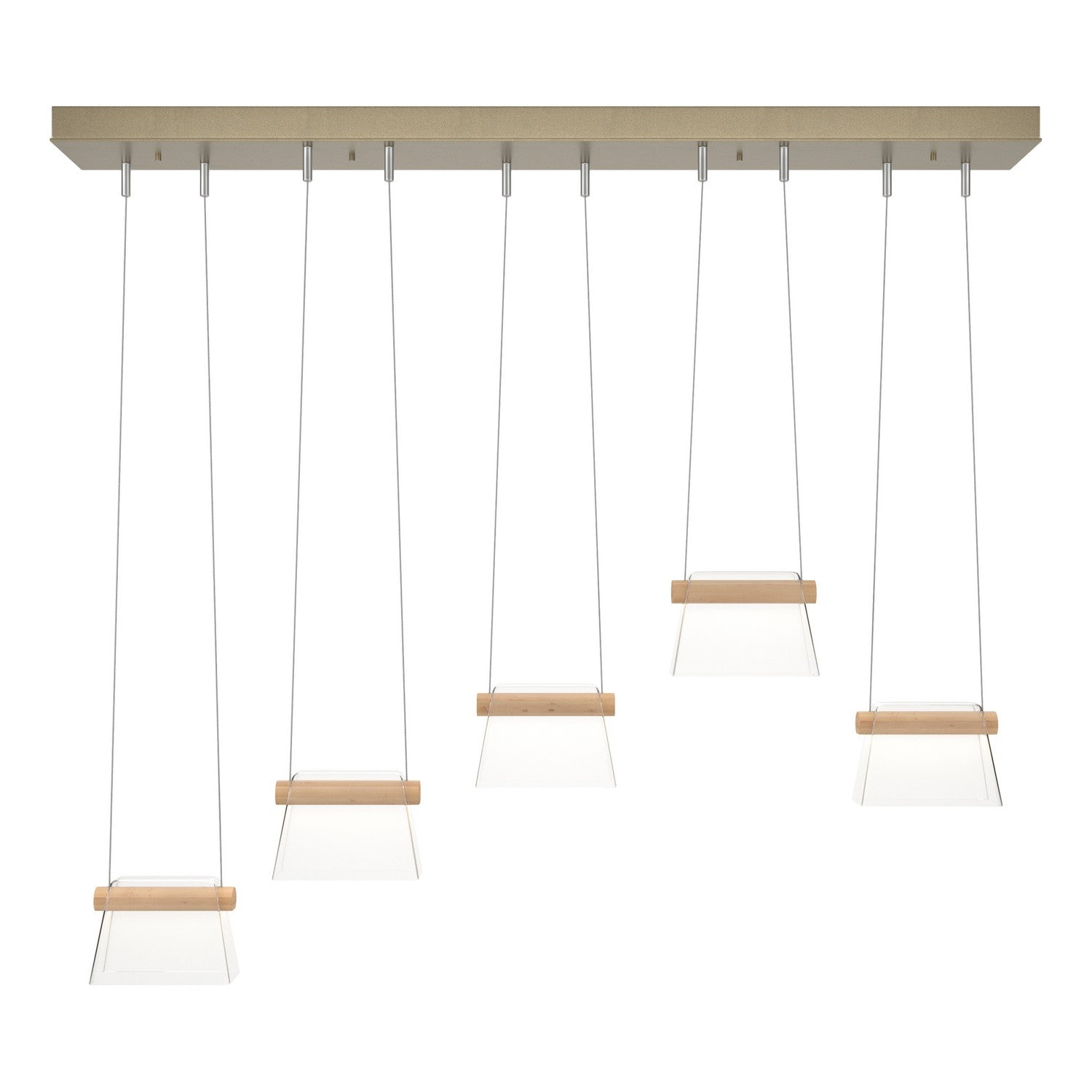 Hubbardton Forge - 136570-LED-STND-84-WD-ZM0560 - LED Pendant - Cowbell - Soft Gold