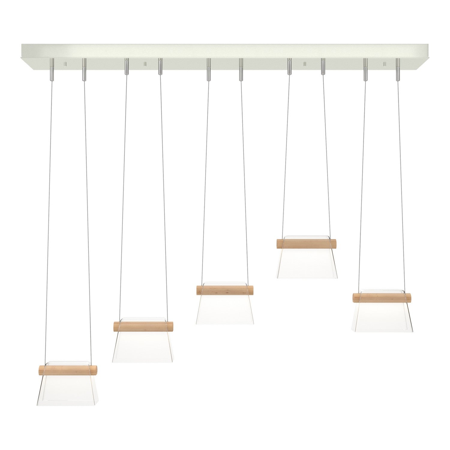 Hubbardton Forge - 136570-LED-STND-85-WD-ZM0560 - LED Pendant - Cowbell - Sterling