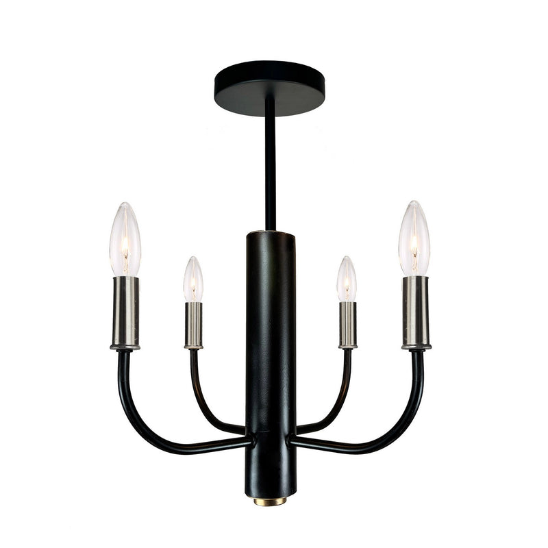 Artcraft - AC10624BN - Four Light Semi Flushmount - Avalon Collection - Brushed Nickel