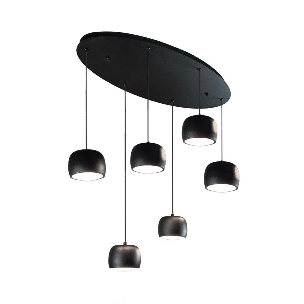 Artcraft - AC6786BK - LED Pendant - Onyx - Black