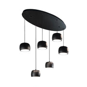 Artcraft - AC6786BK - LED Pendant - Onyx - Black