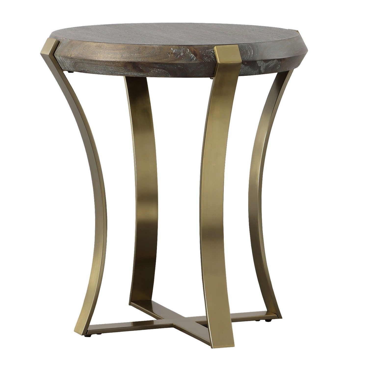 Uttermost - 22940 - Side Table - Unite - Brushed Brass