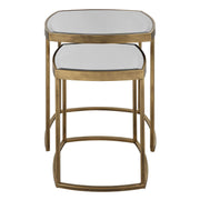 Uttermost - 22957 - Nesting Tables, Set Of 2 - Vista - Antique Gold
