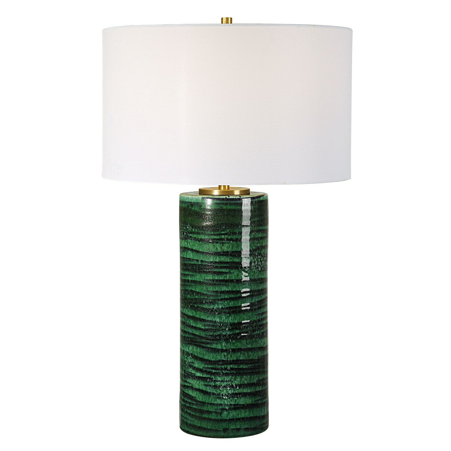Uttermost - 30242 - One Light Table Lamp - Galeno - Antiqued Brass
