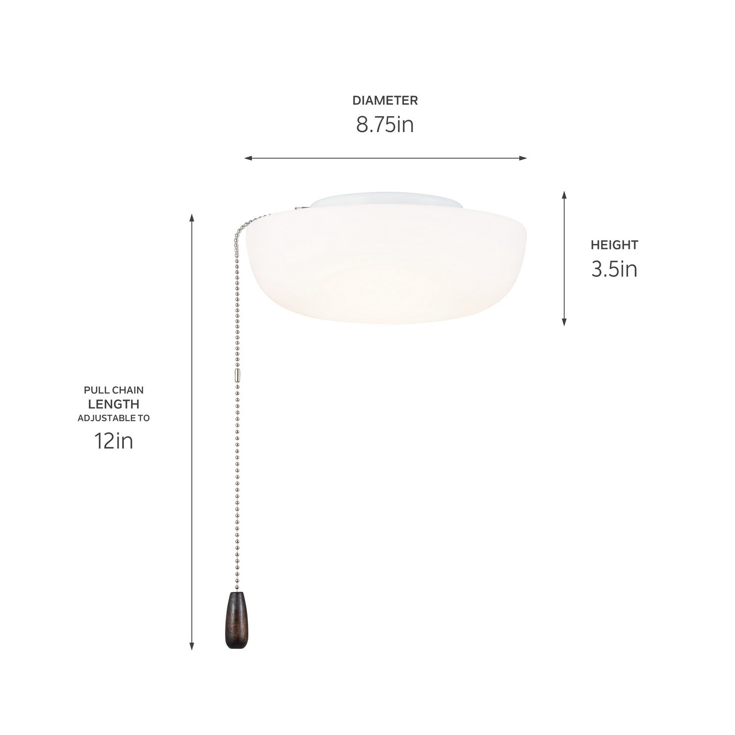 Kichler - 380940 - LED Fan Light Kit - White