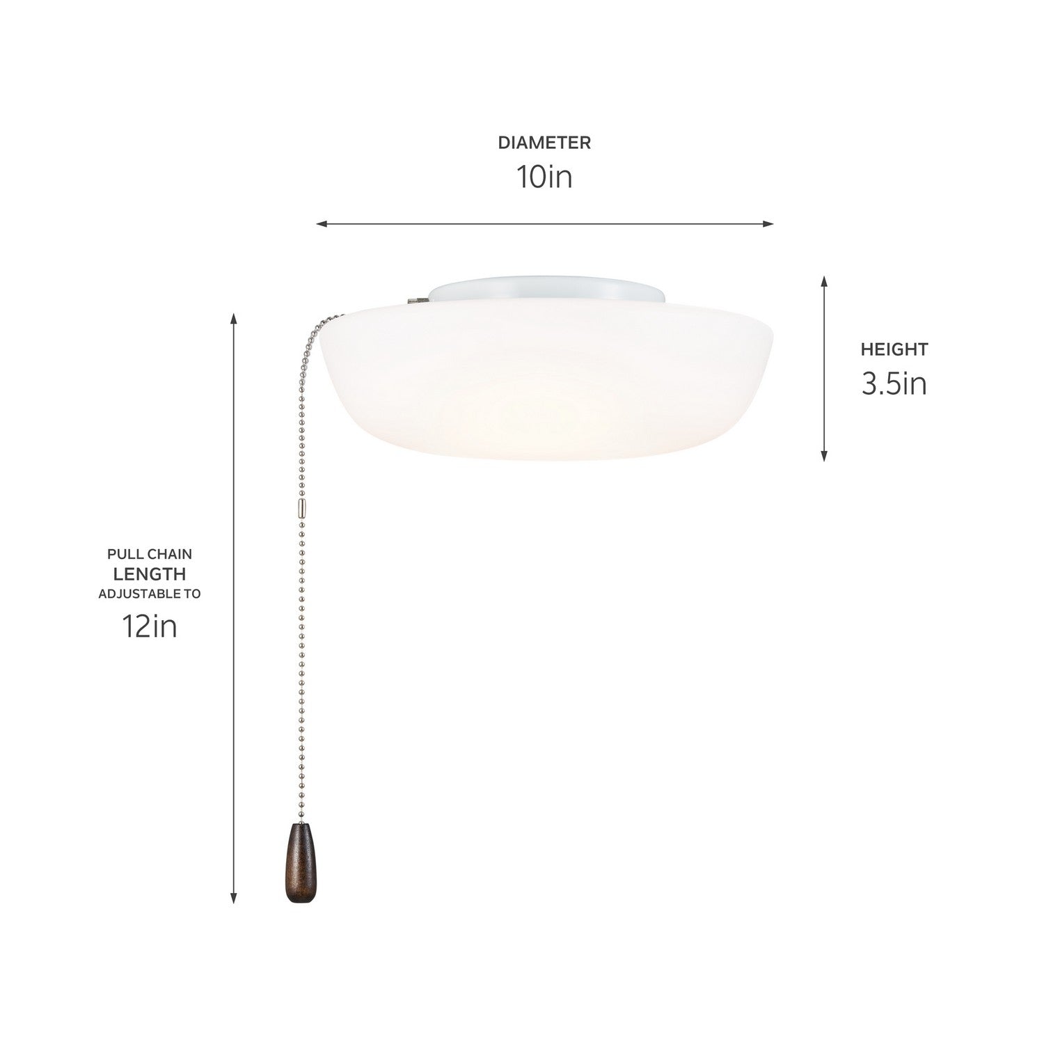 Kichler - 380960 - LED Fan Light Kit - White