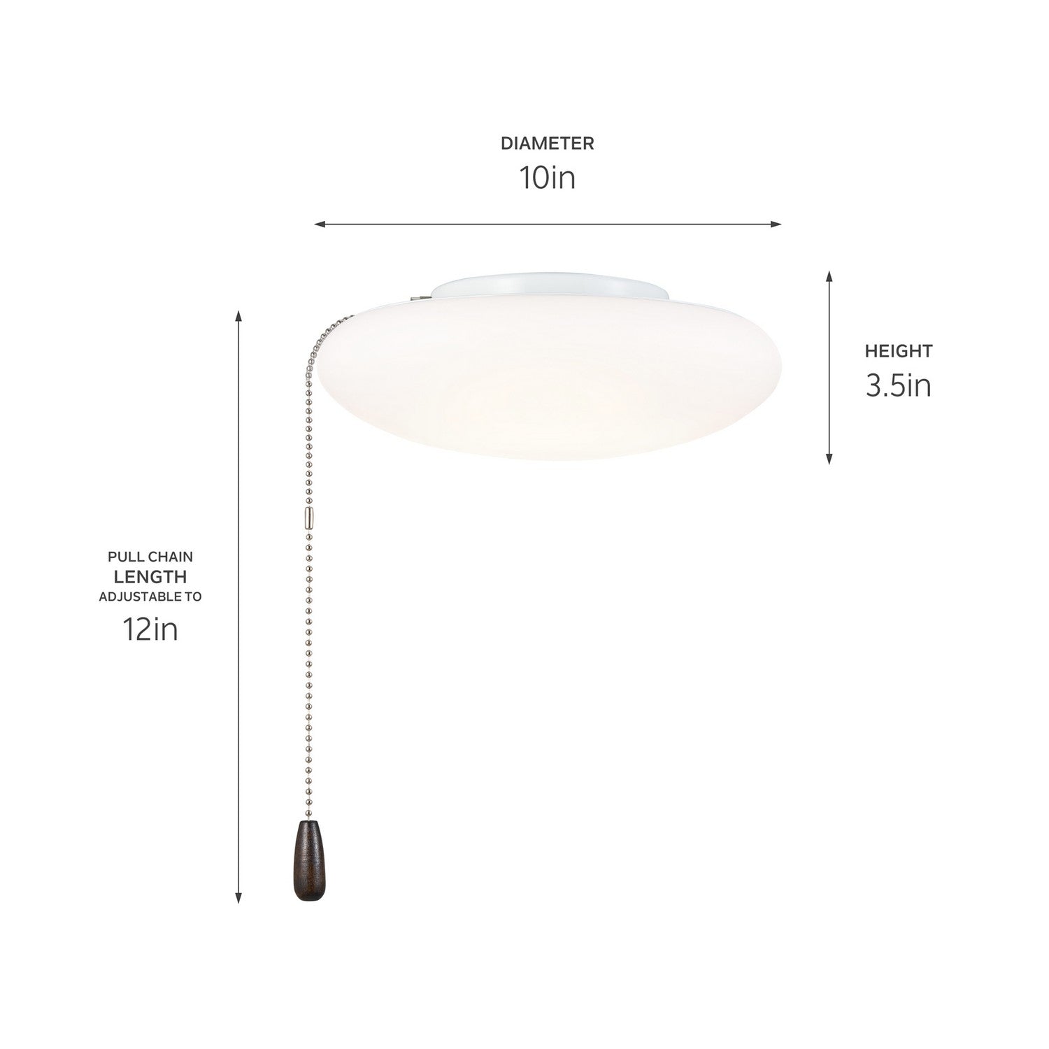Kichler - 380961 - LED Fan Light Kit - White