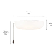 Kichler - 380980 - LED Fan Light Kit - White