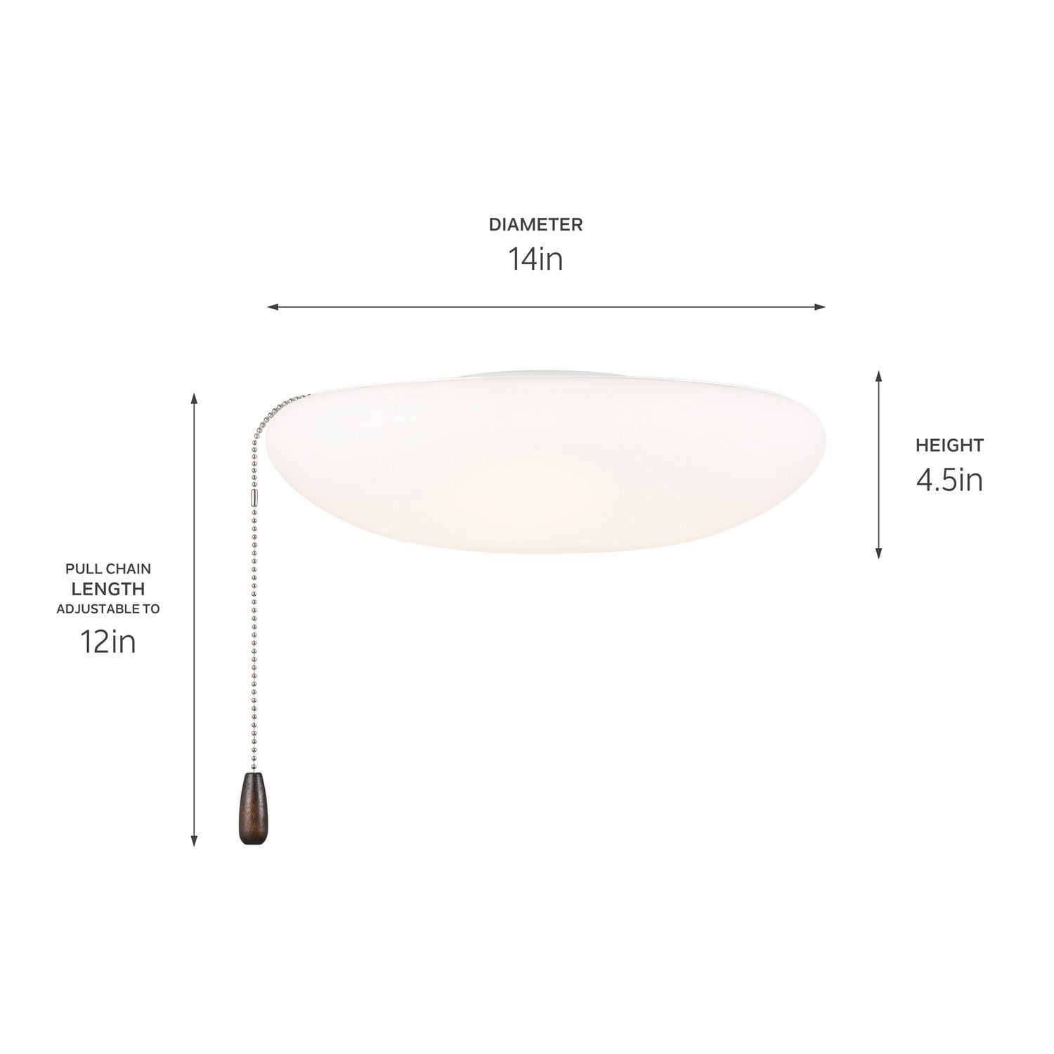 Kichler - 380981 - LED Fan Light Kit - White
